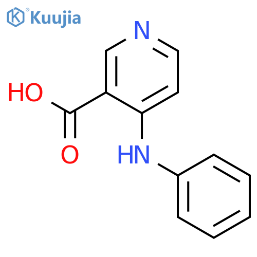 4-(phenylamino)pyridine-3-carboxylic acid structure