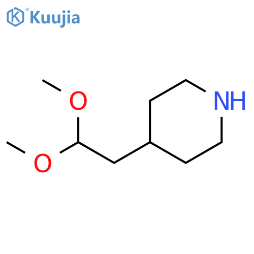 4-(2,2-dimethoxyethyl)piperidine structure