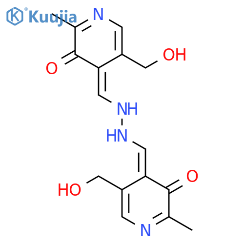 4-Pyridinecarboxaldehyde,3-hydroxy-5-(hydroxymethyl)-2-methyl-,2-[[3-hydroxy-5-(hydroxymethyl)-2-methyl-4-pyridinyl]methylene]hydrazone structure