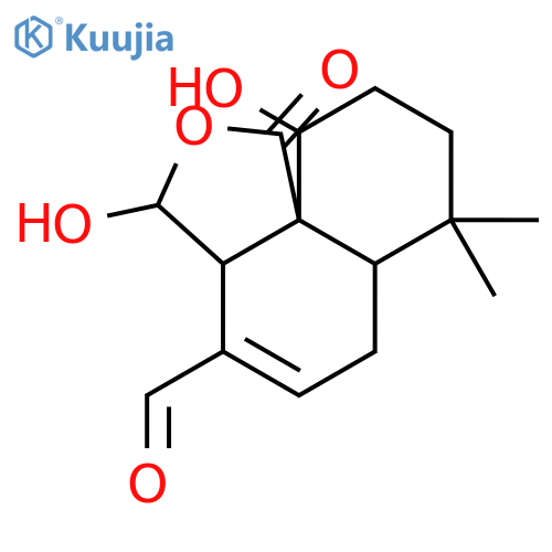 1H-Naphtho[1,8a-c]furan-4-carboxaldehyde,3,3a,6,6a,7,8,9,10-octahydro-3,10-dihydroxy-7,7-dimethyl-1-oxo-,(3S,3aS,6aS,10S,10aR)- (9CI) structure