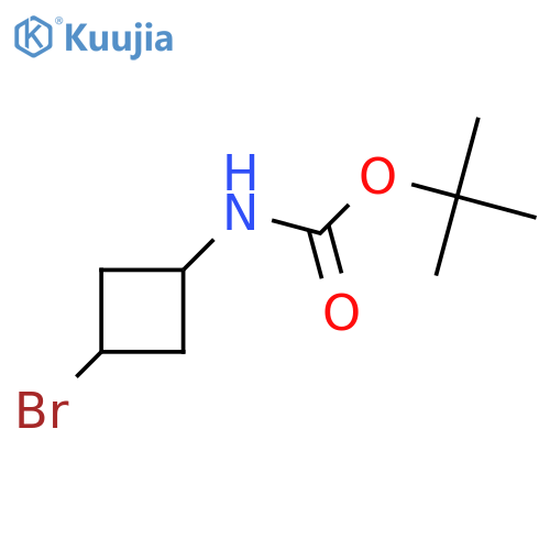 tert-butyl N-(1s,3s)-3-bromocyclobutylcarbamate, cis structure
