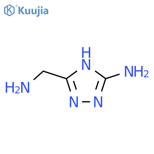 3-(Aminomethyl)-1H-1,2,4-triazol-5-amine structure
