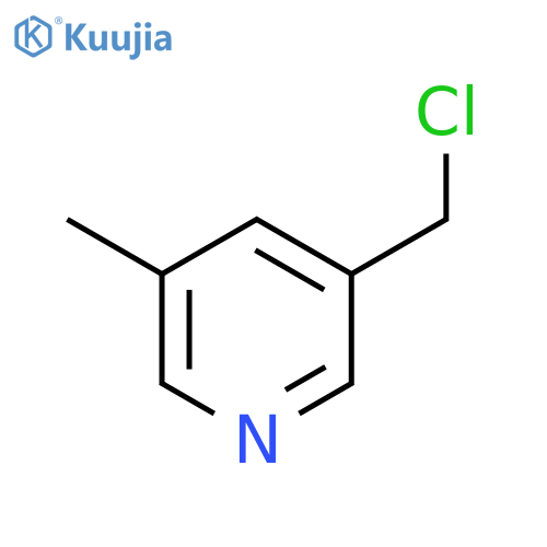 3-(Chloromethyl)-5-methylpyridine structure