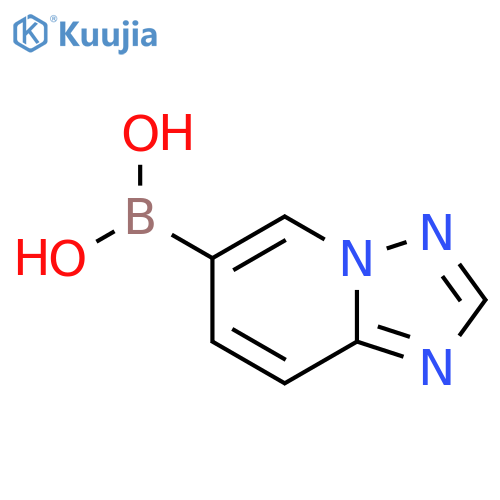 1,2,4triazolo1,5-apyridin-6-ylboronic acid structure