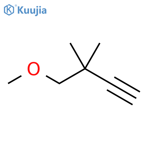 4-methoxy-3,3-dimethylbut-1-yne structure