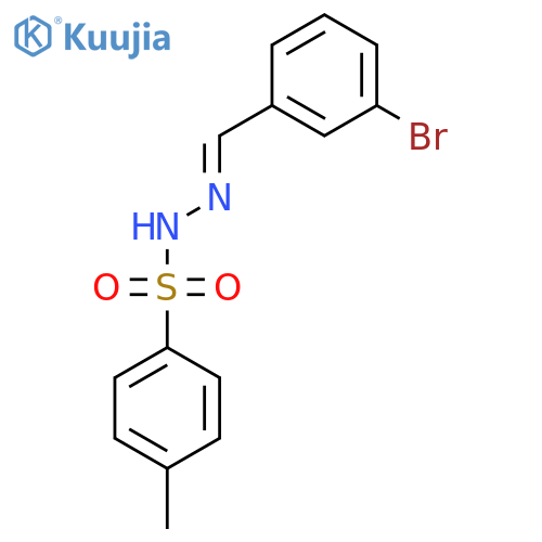Benzenesulfonic acid, 4-methyl-, [(3-bromophenyl)methylene]hydrazide structure