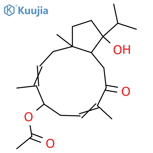 5,12-Dihydroxy-3,7-dolabelladien-9-one; (3E,5α,7E,12α)-form, 5-Ac structure