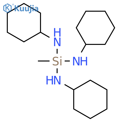 Silanetriamine,N,N',N''-tricyclohexyl-1-methyl- structure
