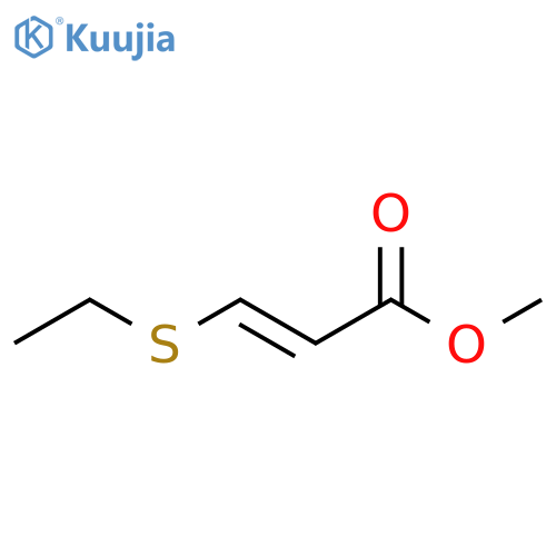 methyl 3-(ethylsulfanyl)prop-2-enoate structure