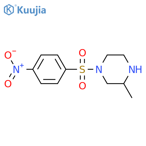3-Methyl-1-(4-nitrobenzenesulfonyl)piperazine structure