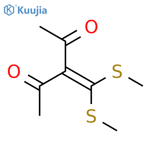 3-bis(methylsulfanyl)methylidenepentane-2,4-dione structure