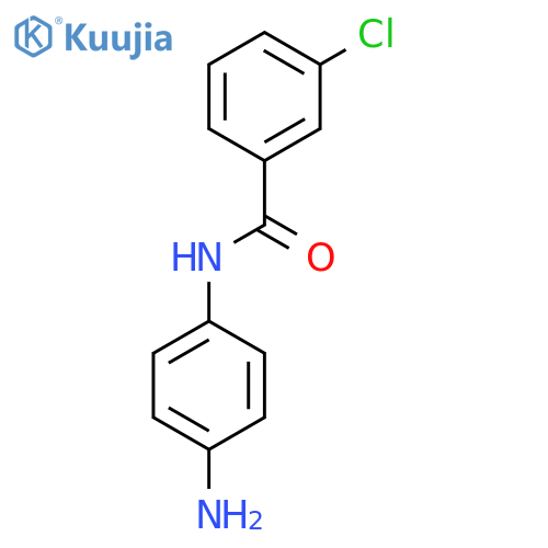 N-(4-aminophenyl)-3-chlorobenzamide structure