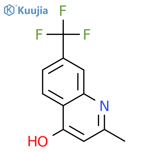 4-Hydroxy-2-methyl-7-trifluoromethylquinoline structure