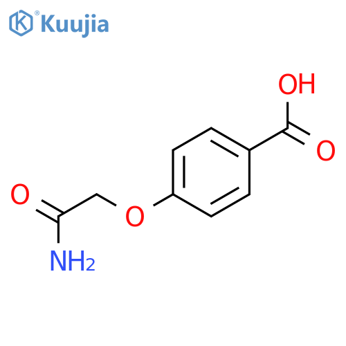 4-(2-Amino-2-oxoethoxy)benzoic acid structure