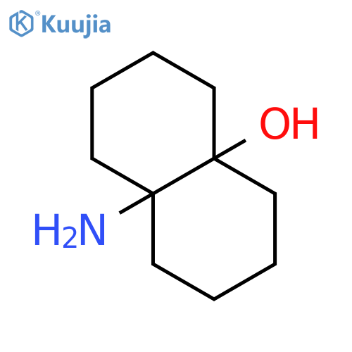 4a(2H)-Naphthalenol,8a-aminooctahydro-, trans- structure