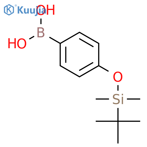 4-(tert-butyldimethylsiloxy)phenyl boronic acid structure