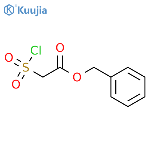 Acetic acid, (chlorosulfonyl)-, phenylmethyl ester structure
