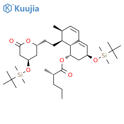 Homopravastatin Lactone Di-(tert-butyldimethylsilyl) Ether structure