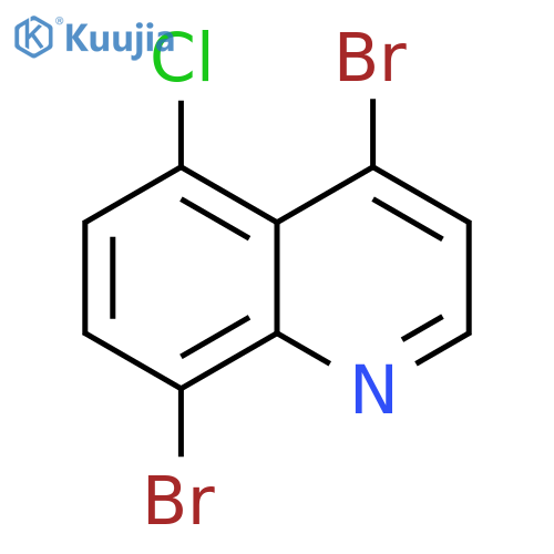 4,8-Dibromo-5-chloroquinoline structure