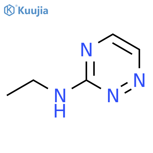 N-Ethyl-1,2,4-triazin-3-amine structure