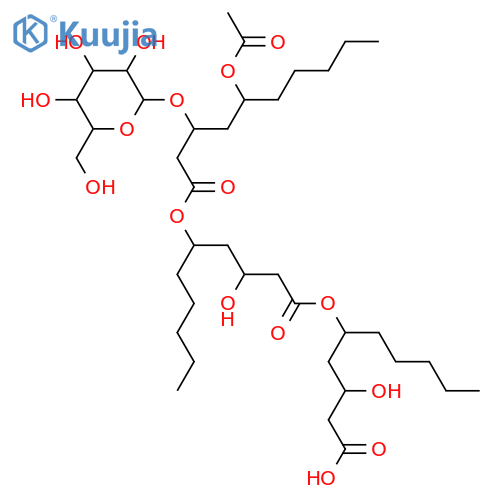 Exophilin A; 5''-Ac, 3''-O-β-D-mannopyranoside structure