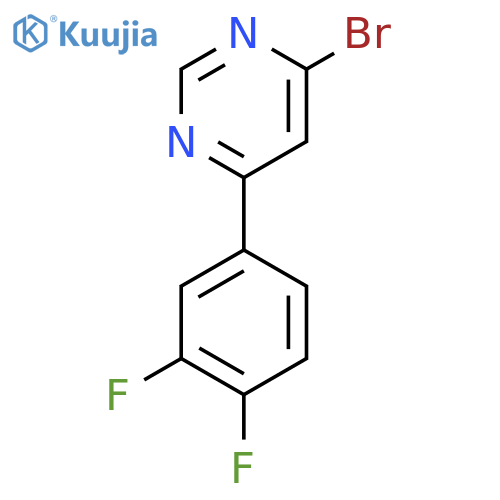 4-Bromo-6-(3,4-difluorophenyl)pyrimidine structure