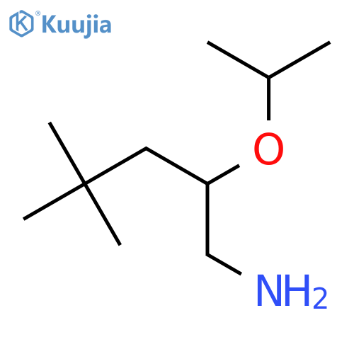 4,4-dimethyl-2-(propan-2-yloxy)pentan-1-amine structure