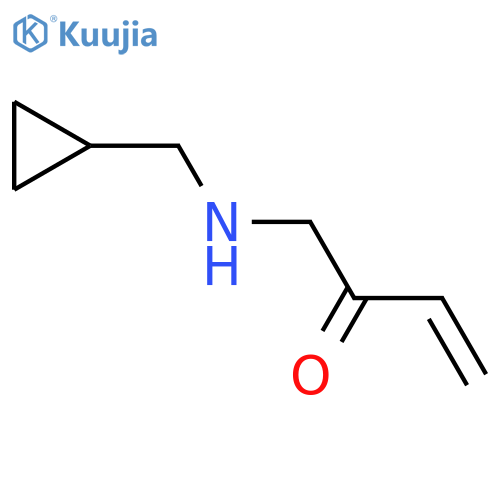 1-[(Cyclopropylmethyl)amino]but-3-EN-2-one structure