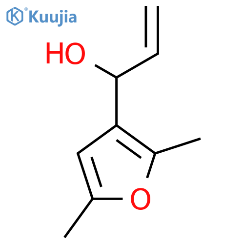 1-(2,5-dimethylfuran-3-yl)prop-2-en-1-ol structure