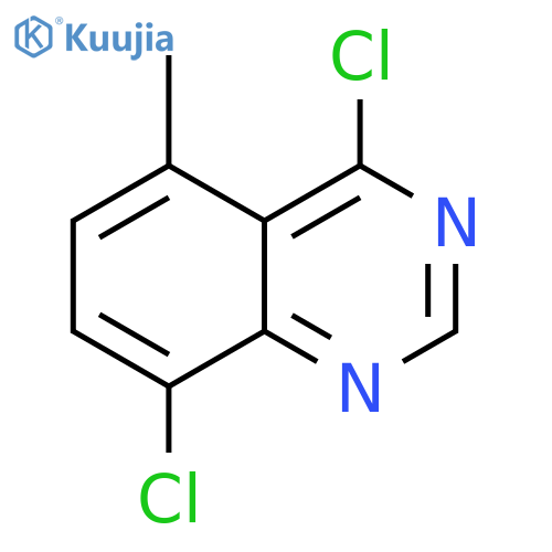4,8-dichloro-5-methylquinazoline structure