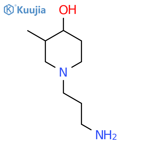 1-(3-Aminopropyl)-3-methylpiperidin-4-ol structure