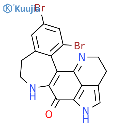 11,13-Dibromo-2,3,5,7,8,9-hexahydro-6H-[3]benzazepino[2,1-h]pyrrolo[4,2,3-de]quinolin-6-one structure