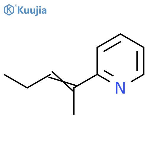 Pyridine,2-(1-methyl-1-buten-1-yl)- structure