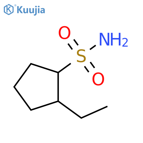 2-ethylcyclopentane-1-sulfonamide structure