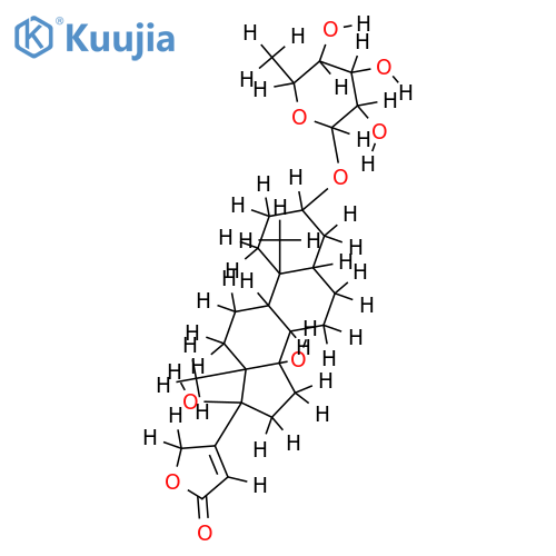 3-O-D-Allomethyloside-(3beta,5alpha,14beta,17alphaOH)-3,14,17-Trihydroxycard-20(22)-enolide structure