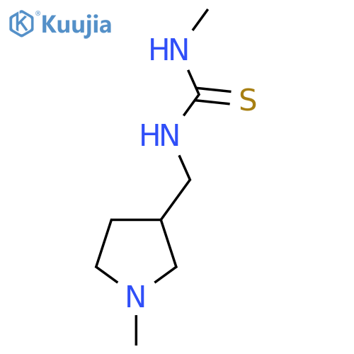 3-methyl-1-(1-methylpyrrolidin-3-yl)methylthiourea structure