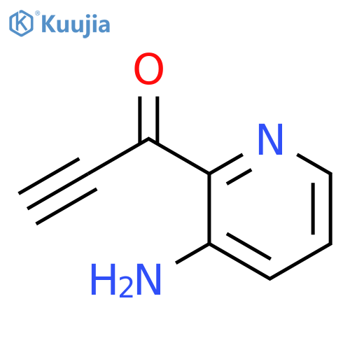 2-Propyn-1-one, 1-(3-amino-2-pyridinyl)- structure