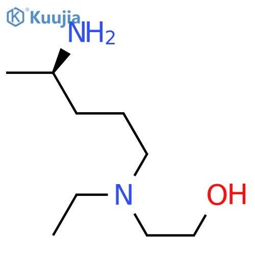 2-{(4R)-4-aminopentyl(ethyl)amino}ethan-1-ol structure