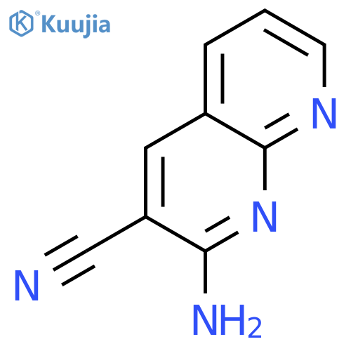2-Amino-1,8naphthyridine-3-carbonitrile structure
