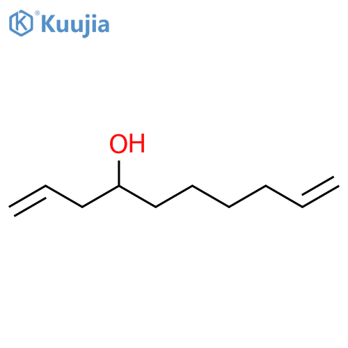 1,9-Decadien-4-ol structure