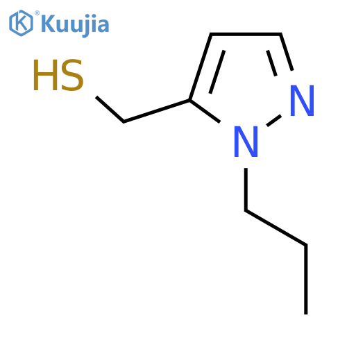(1-Propyl-1H-pyrazol-5-yl)methanethiol structure