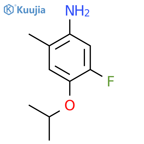 5-Fluoro-2-methyl-4-(propan-2-yloxy)aniline structure