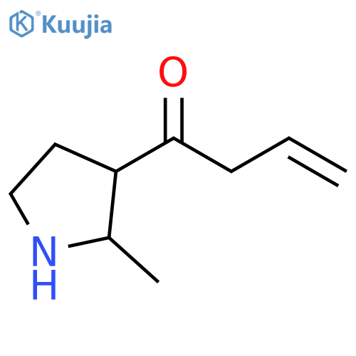 3-Buten-1-one, 1-(2-methyl-3-pyrrolidinyl)- structure