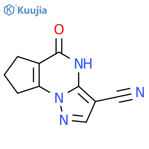 7-oxo-1,8,12-triazatricyclo7.3.0.0,2,6dodeca-2(6),9,11-triene-10-carbonitrile structure