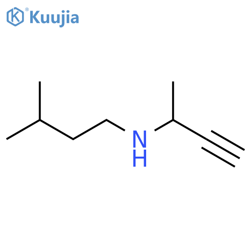 3-Butyn-2-amine, N-(3-methylbutyl)- structure