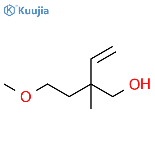 2-(2-methoxyethyl)-2-methylbut-3-en-1-ol structure
