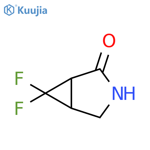 3-Azabicyclo[3.1.0]hexan-2-one, 6,6-difluoro- structure