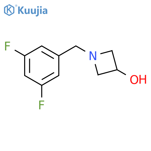 1-(3,5-difluorobenzyl)azetidin-3-ol structure
