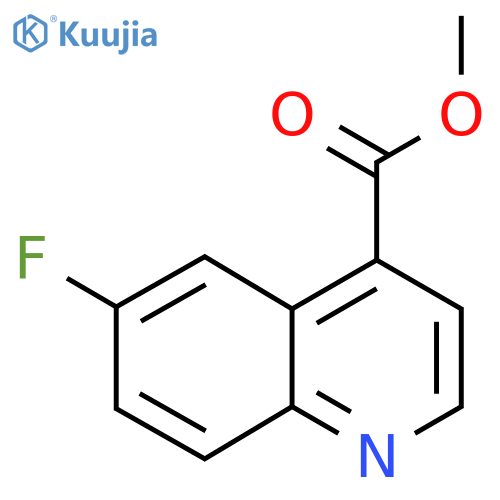 Methyl 6-fluoroquinoline-4-carboxylate structure