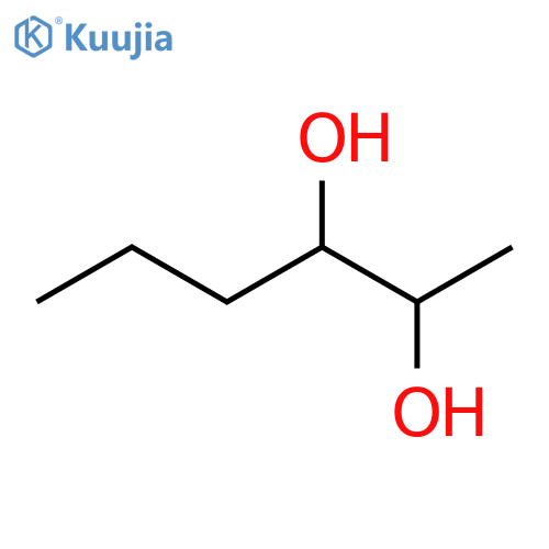 2,3-Hexanediol; (2R,3R)-form structure